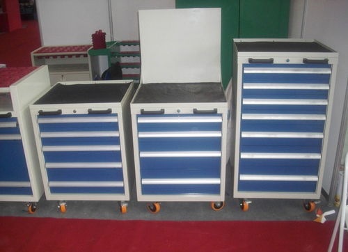 佛山單開(kāi)門四抽工具柜 移動(dòng)式工具柜 模具車間工具整理柜